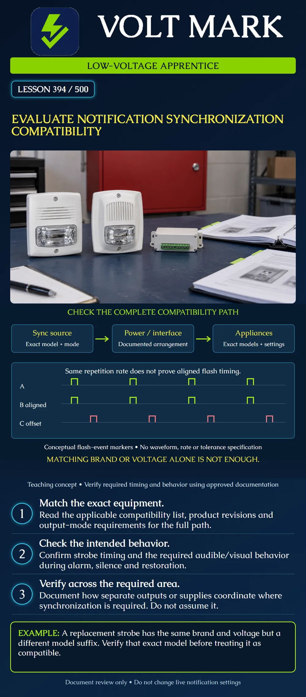 Evaluate notification synchronization compatibility